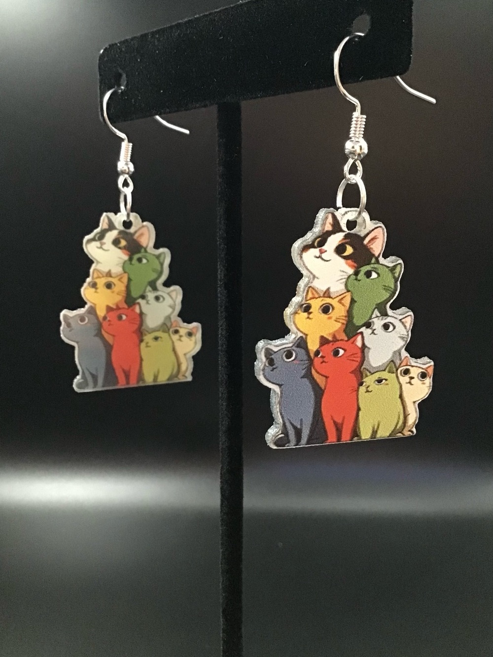 Many Cats Earrings